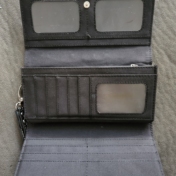 Wallet, wristlet, blk - Picture 2 of 2